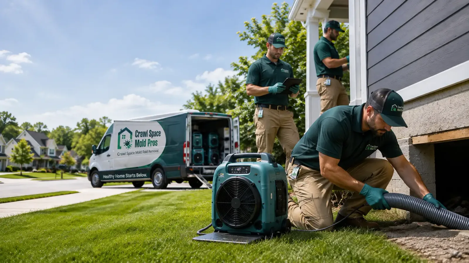 Crawl Space Mold Removal in Stratton, OH